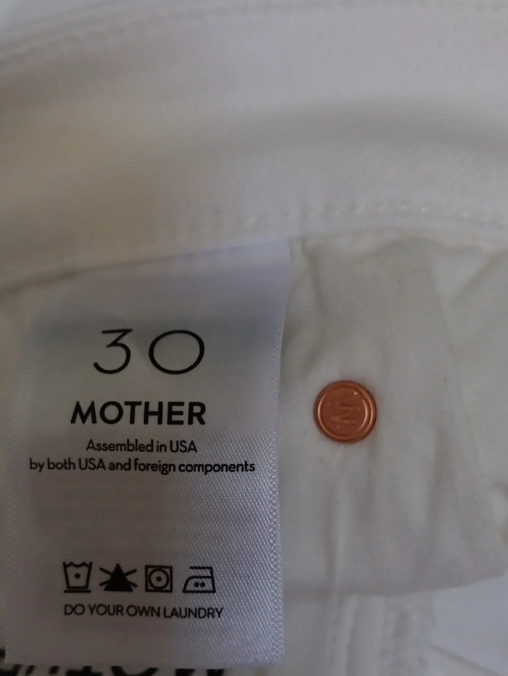 MOTHER..NEW!! MID RISE DAZZLER..SIZE 30 - Picture 4 of 9